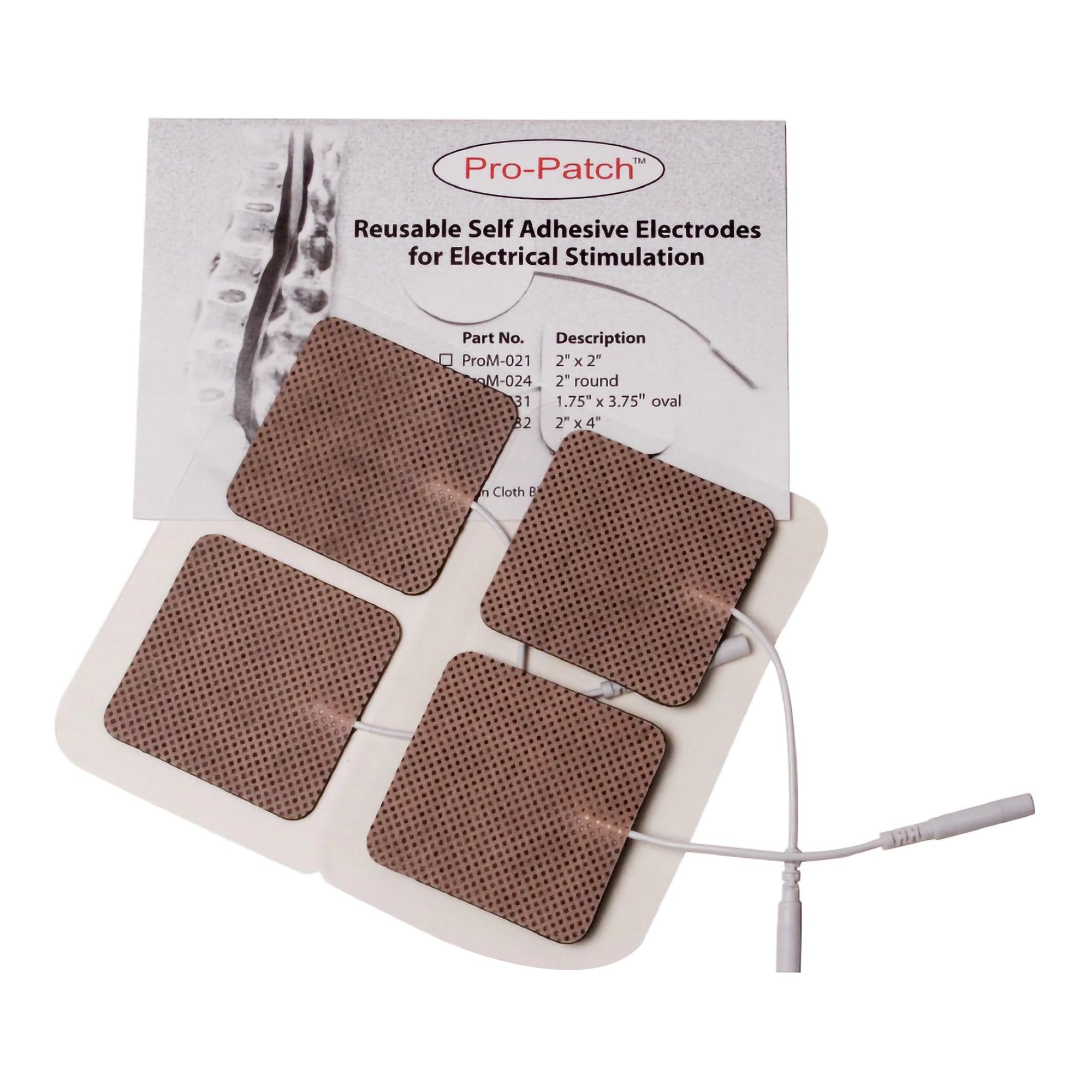 ProMed Specialties Pro-Patch Electrotherapy Electrode For TENS and EMS Units (4/PK)