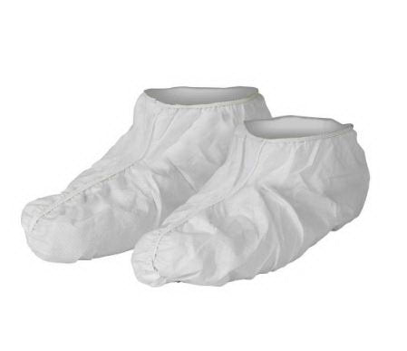 Shoe Cover KleenGuard A40 One Size Fits Most Shoe High Seamless Sole White NonSterile (Case of 300)