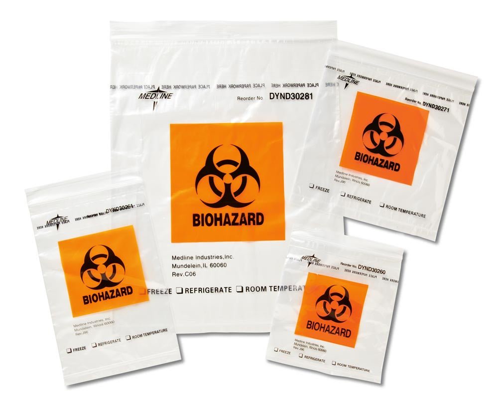 Specimen Transport Bag with Document Pouch (Case of 1000)