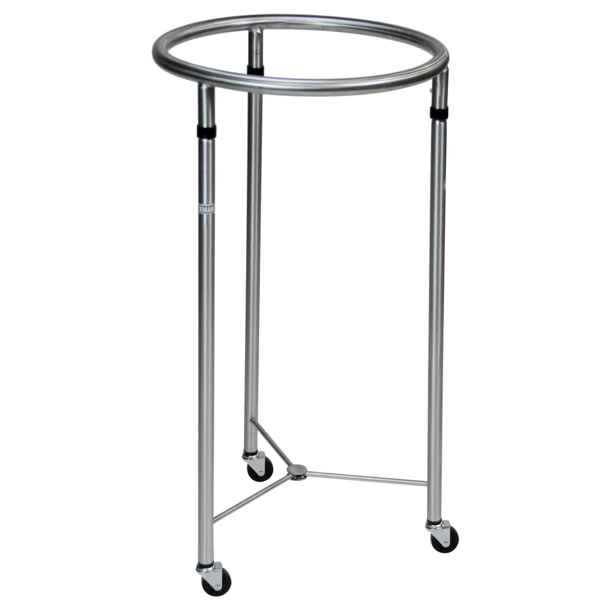 Blickman Chrome Round Hamper - 18" Uncovered