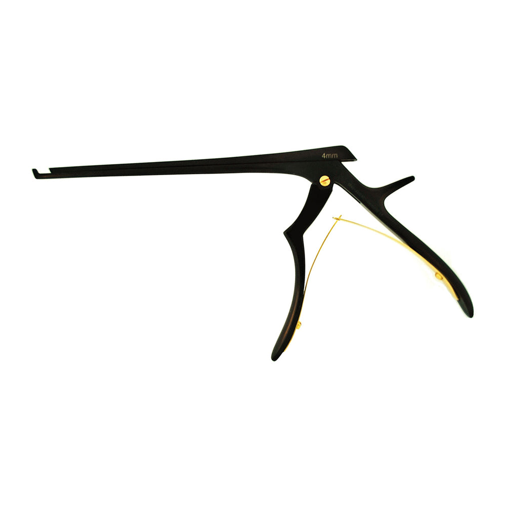 BR Surgical KERRISON Rongeur, 40º upwards, 4mm jaw, 8", with ejector, COATED