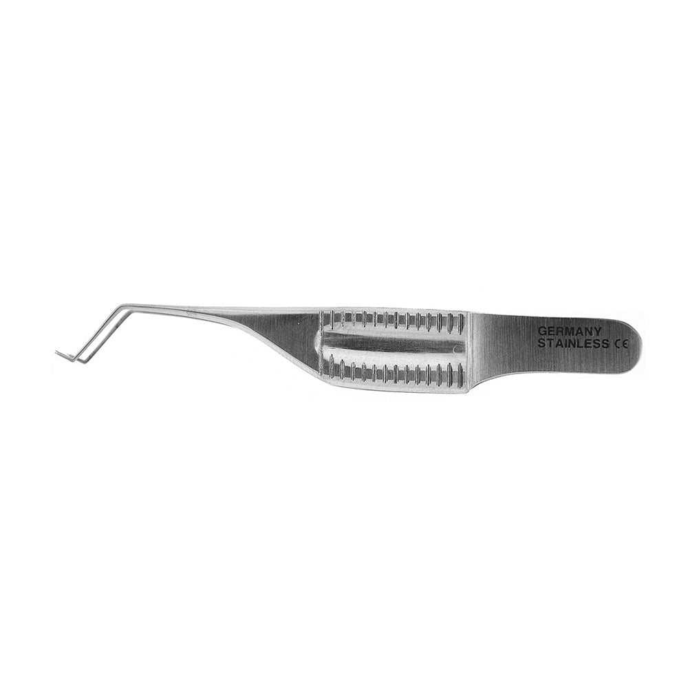 BR Surgical TROUTMAN (Colibri) Iris Forceps, 1 x 2 teeth, 0.12mm, 2¾"