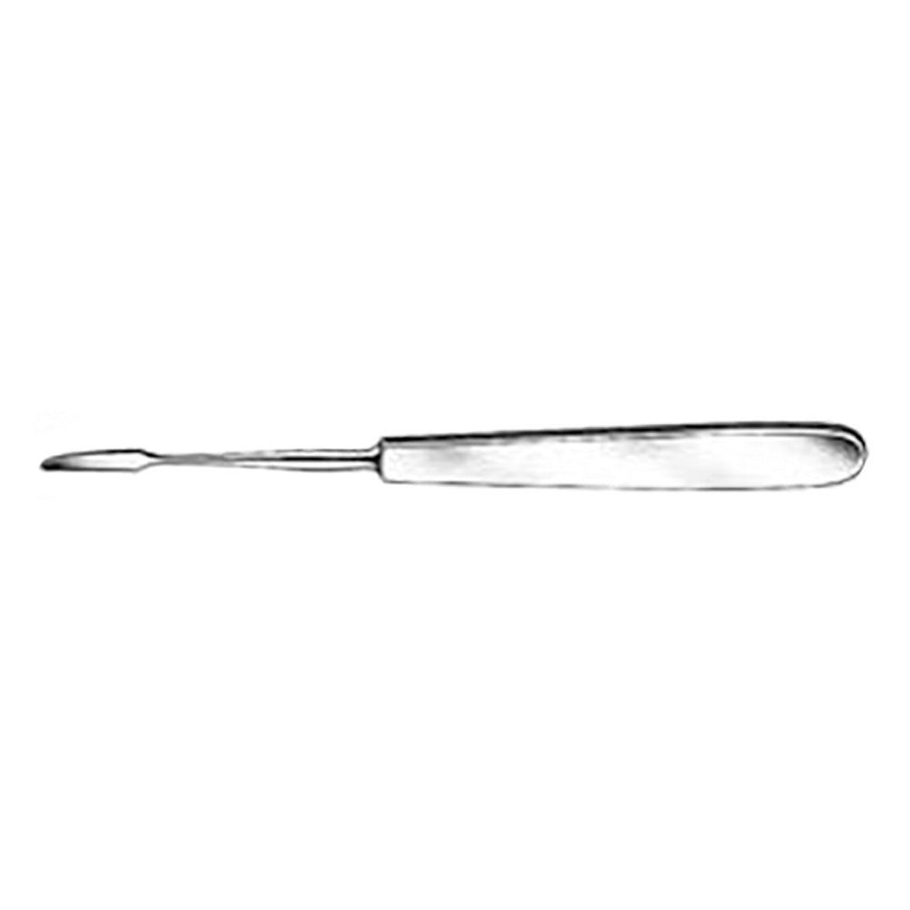 BR Surgical JOSEPH elevator, smooth flat handle, 2mm, lightly curved, 6¼”