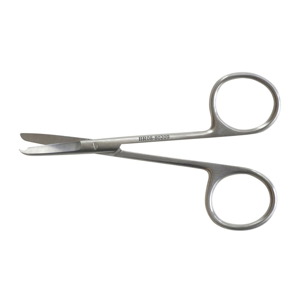 BR Surgical SPENCER Stitch Scissors, delicate, single-use, 3½", 10 per box