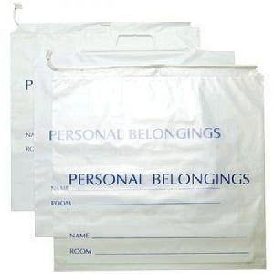 BAG PATIENT DRAWSTRING CLEAR500/CS