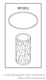 RPI CME110 Coalescing Filter Element