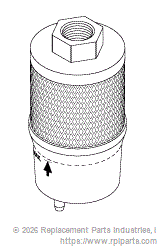 RPI CMS128 Exhaust Silencer