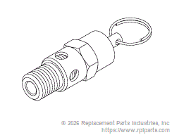 RPI CMV046 Safety Valve (125 Psi)
