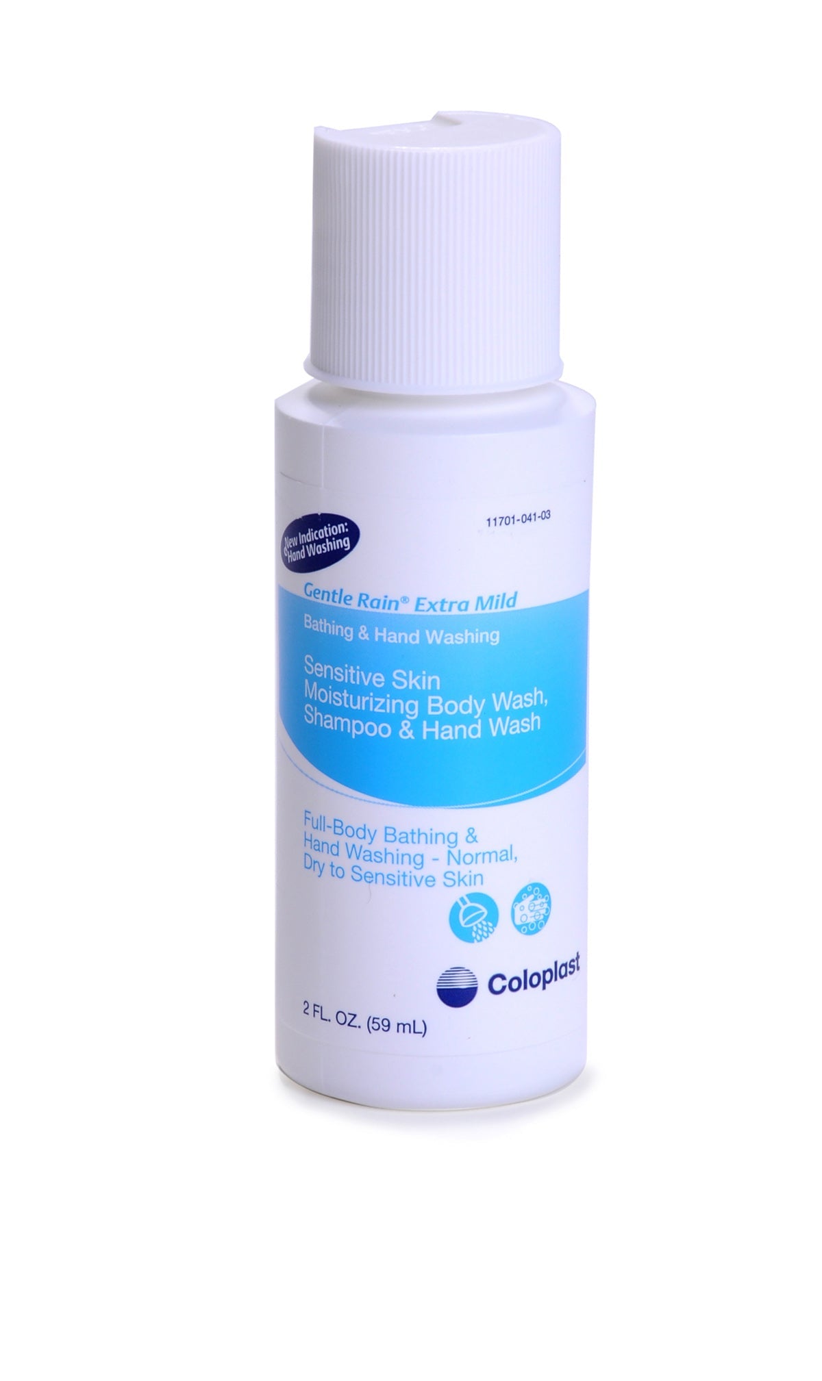 Medline Shampoo and Body Wash Gentle Rain 2 oz. Flip Top Bottle Scented (COI7230 / CS)