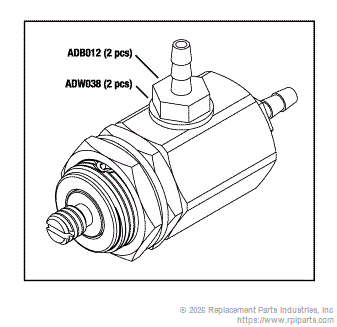RPI DSV027 Needle Valve (Water)