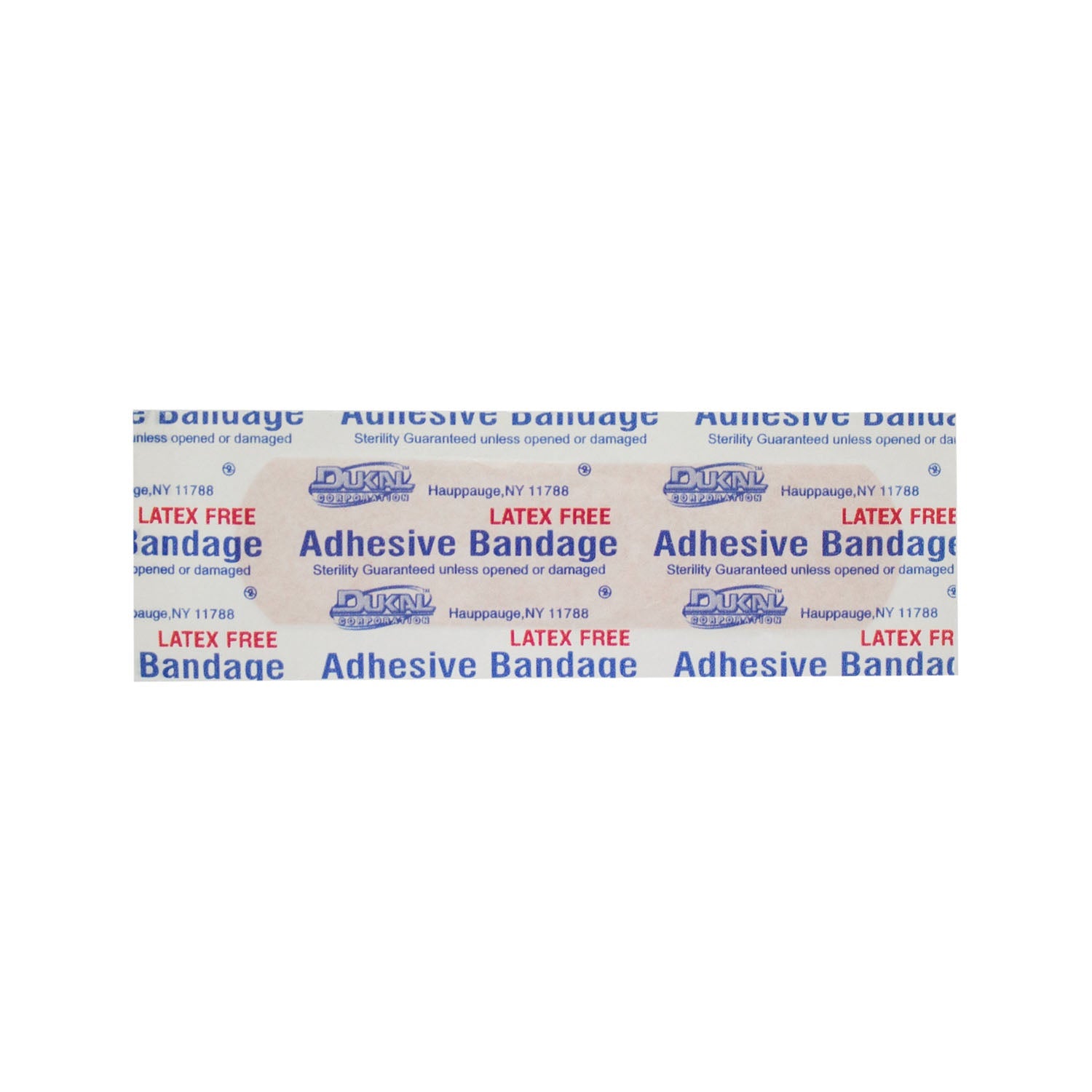 Dukal Corporation Dukal Adhesive Bandages  7616 - Adhesive Bandage, Plastic, 3/4" x 3", Steri