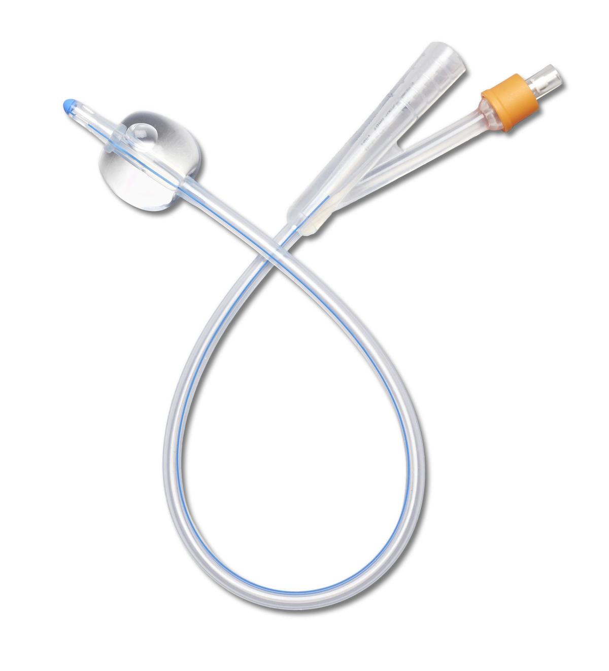 Medline Foley Catheter Medline 2-Way Firm Tip 10 cc Balloon 18 Fr. Silicone (DYND11503 / CS)