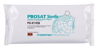 Fisher Anatomical PROSAT Sterile PreSaturated Cleanroom Wipe (1440/CS)