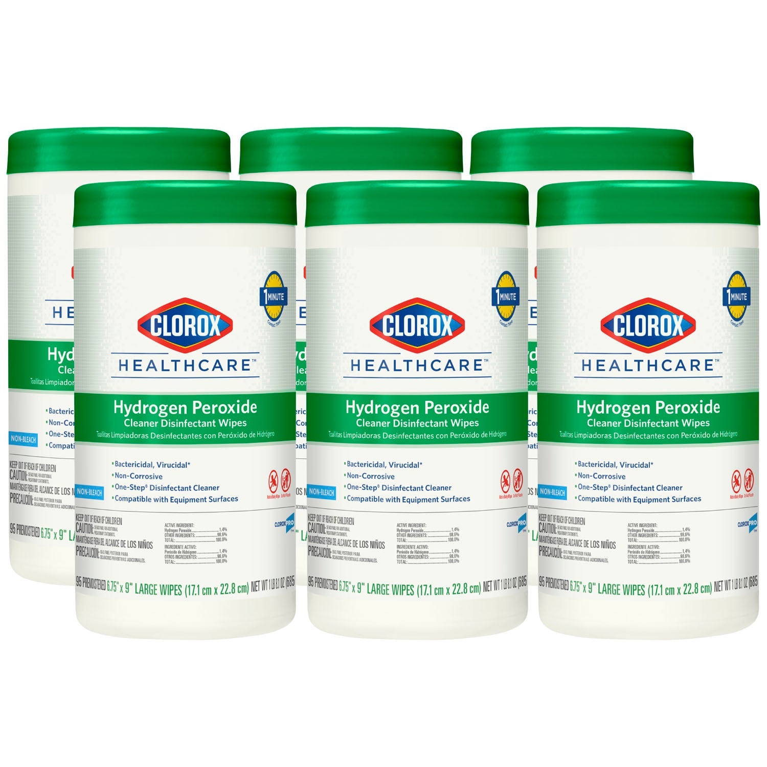 Clorox Sales Company Clorox Healthcare Hydrogen Peroxide Cleaner Clorox Healthcare Hydrogen Peroxide Cleaner Disinf