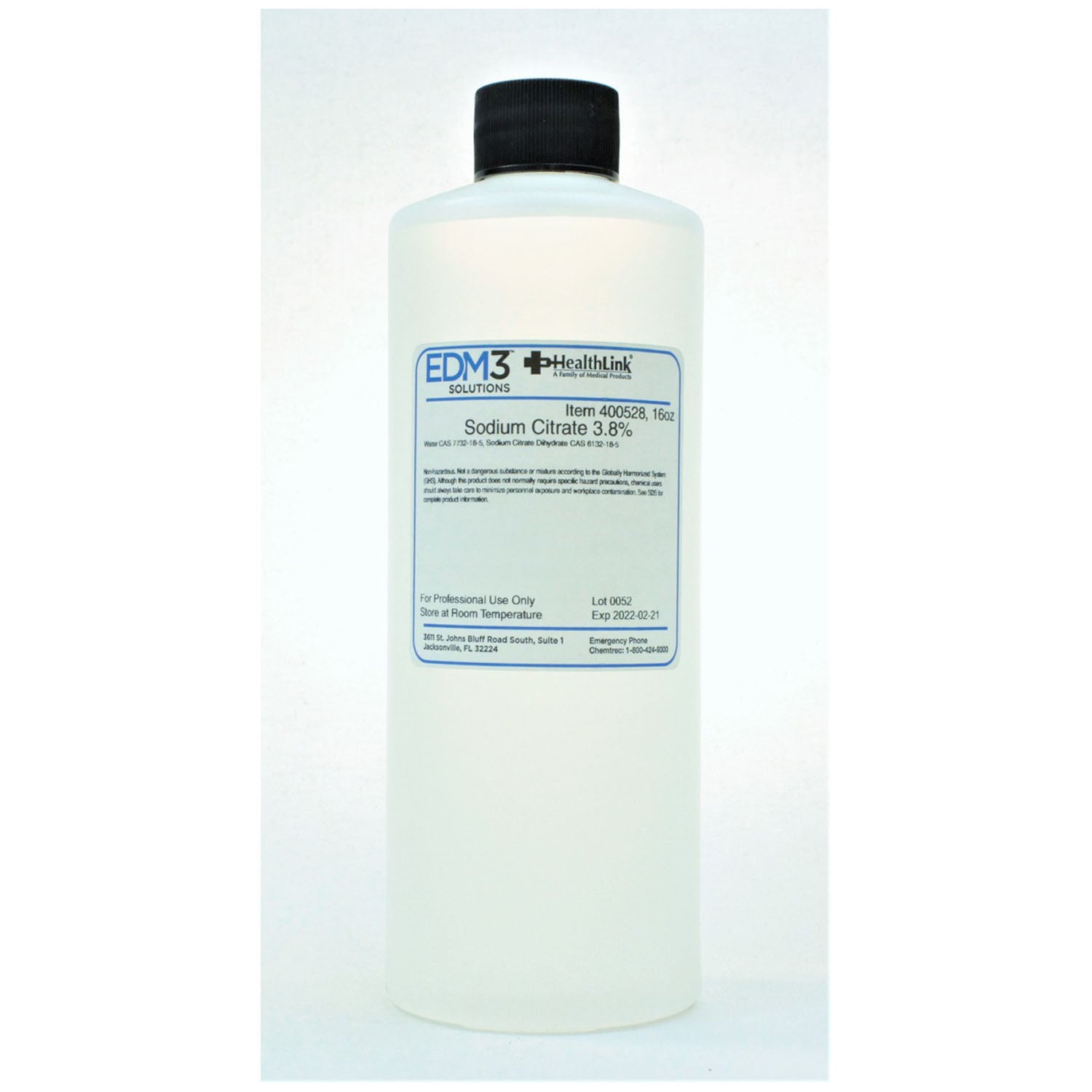 SODIUM CITRATE 3.8PERC16OZ NON-REG (NR)