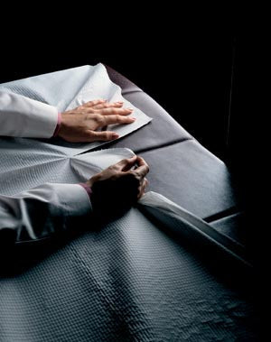 Graham Medical Poly-Perf Exam Roll Table Paper