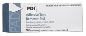 TAPE ADH REMOVER PADS100/BX 10BX/CS