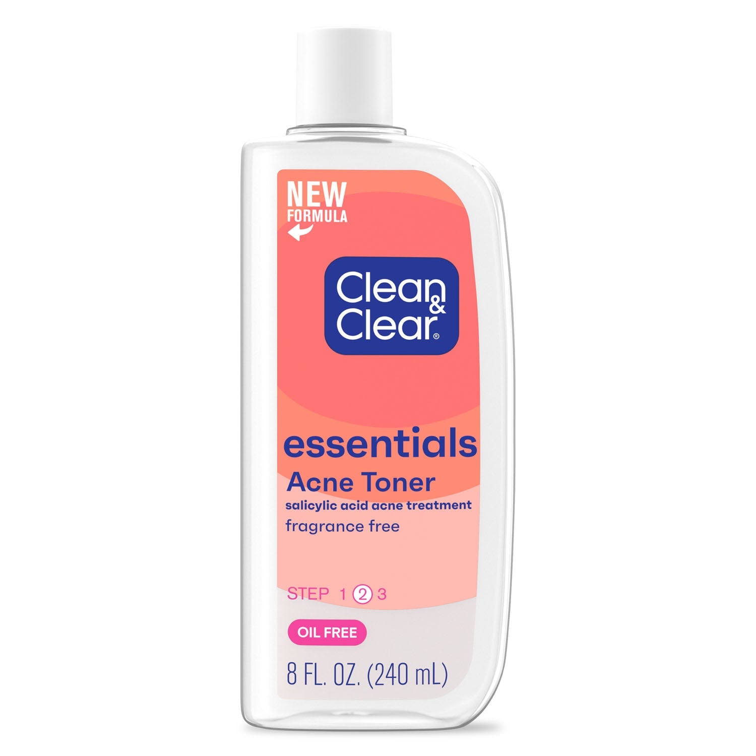 Johnson & Johnson Consumer Products J&J Clean & Clear Facial Care Essentials Deep Cleaning, Oil Free, 8 fl oz, 6/bx,