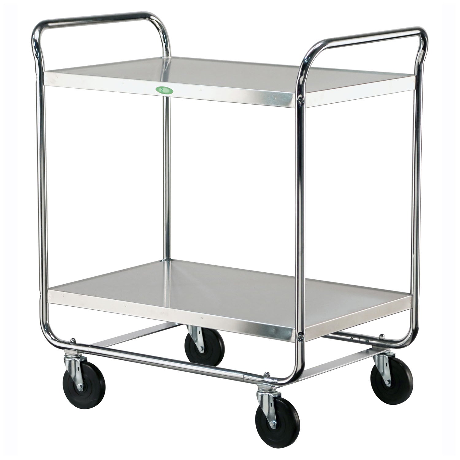 Lakeside Manufacturing, Inc. Lakeside Utility Carts - Stainless Steel Tubular Model Cart, 2 Shelves, 23"W x 36"L x 40 1/8"H, 500 lb Ca
