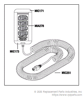 RPI MIC277 Hand Control (Non-Programmable)