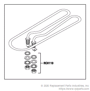 RPI MIH048 Heater Element Assembly