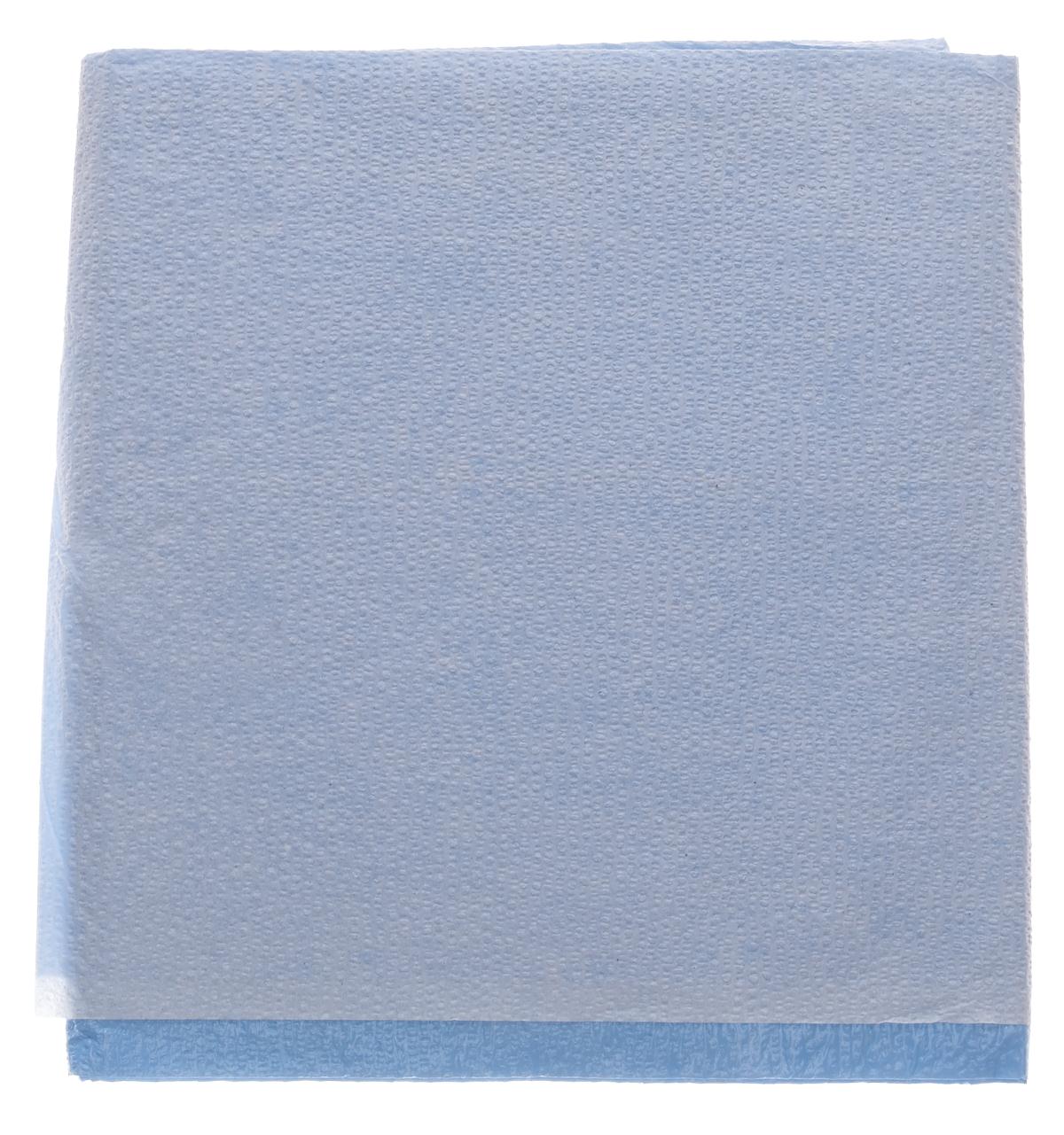 Stretcher Sheet Medline Flat 40 X 90 Inch Blue Tissue / Poly Disposable (50/CS)