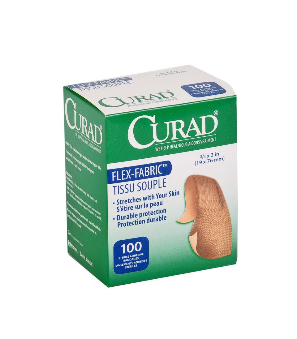 Comfort Cloth Tan Adhesive Strip, 3/4 x 3 Inch (1200/CS)