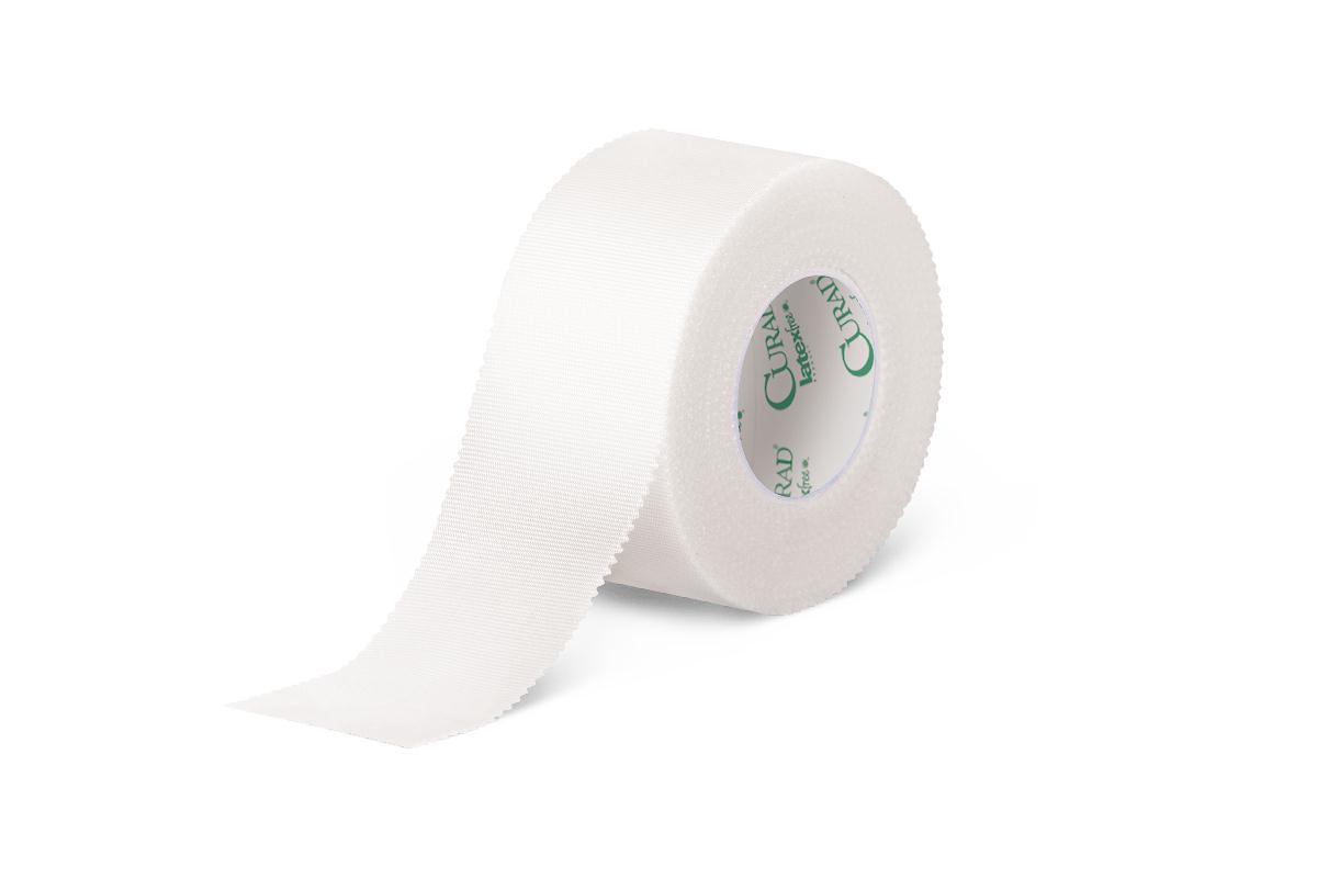 Curad Silk-Like Cloth Medical Tape, 1 Inch x 10 Yard, White (120/CS)