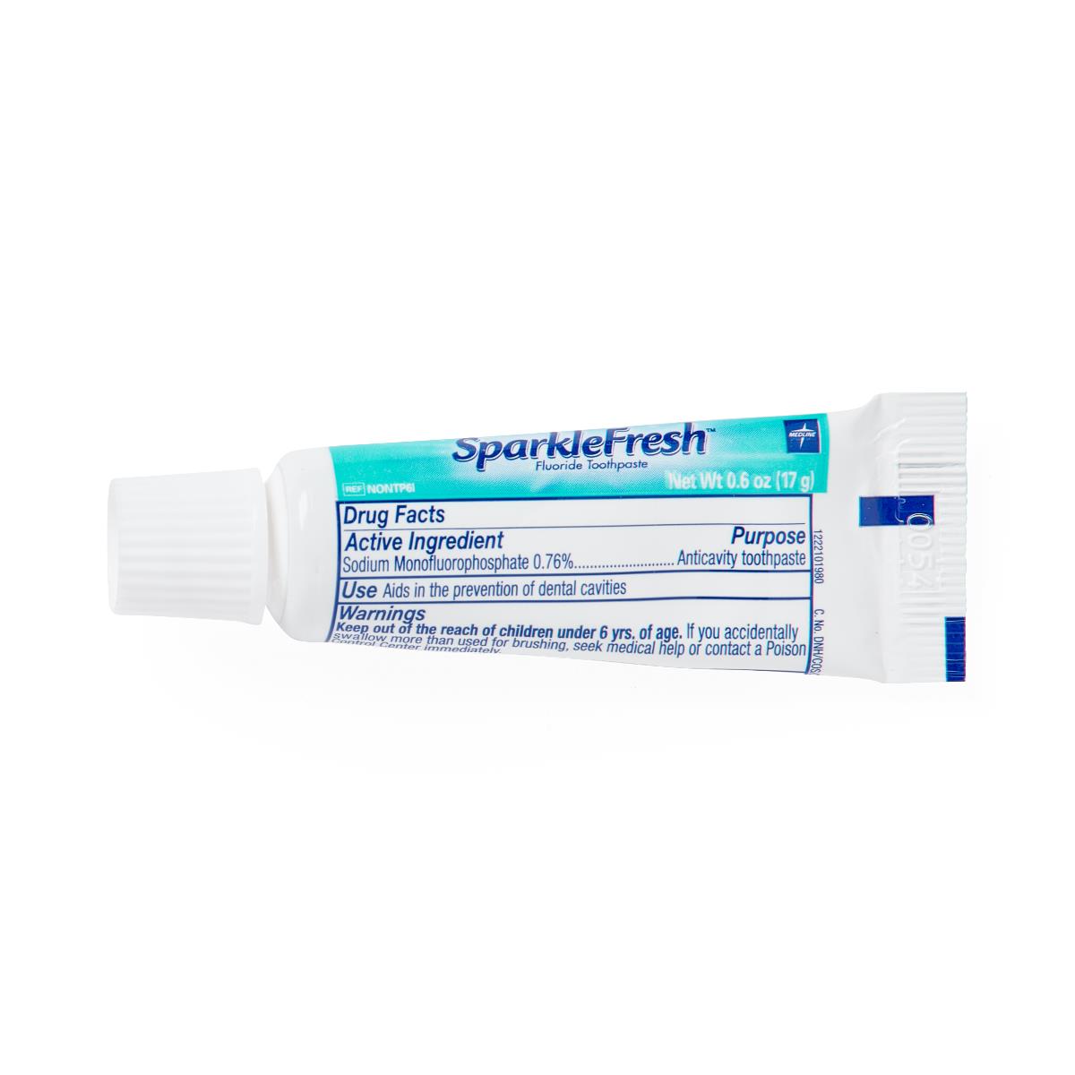 Toothpaste SparkleFresh Mint Flavor 0.6 oz. Tube (720/CS)