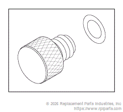 RPI PCC241 Drain Cap With O-Ring