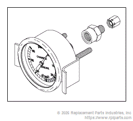 RPI PCG040 Pressure Gauge