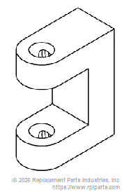 RPI PCH164 Door Hinge Block
