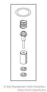 RPI PCK204 Bellows Plunger Kit