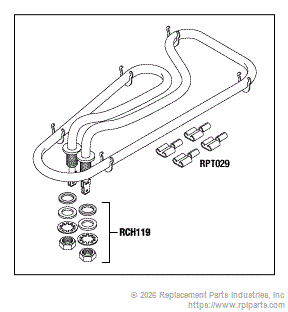 RPI RCH118 Heater Element Assembly
