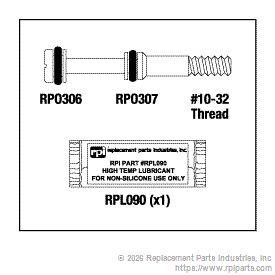 RPI RCS098 Valve Stem Kit