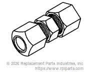 RPI RPF223 Compression Union (3/16")