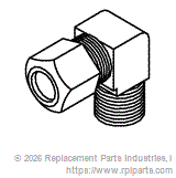 RPI RPF230 Male Elbow (3/16")