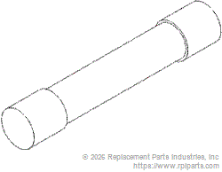 RPI RPF281 Fuse (15A, 250V) - 1/4" X 1-1/4" - Fast Acting