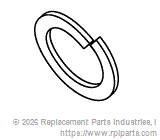 RPI RPH106 #10 Split Lock Washer