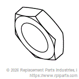 RPI RPH112 Hex Nut (#10-24)