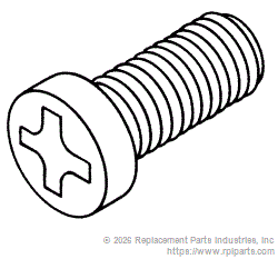 RPI RPH128 Metric Screw (M2.5 X 6)