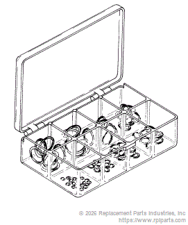 RPI RPK403 O-Ring Kit (8 Different Sizes)