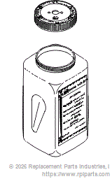 RPI SCB018 Condenser Waste Bottle With Lid