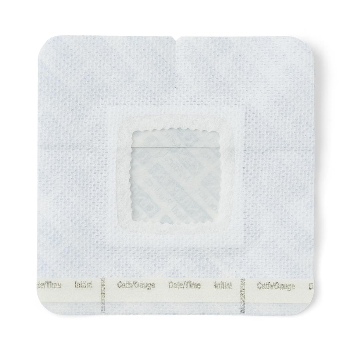 Medline IV Dressing SorbaView 2000 Window Dressing Fabric / Film 4 X 4 Inch / 1.25 Inch Window Sterile (SV46XT / CS)