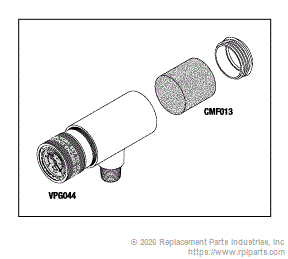 RPI VPV141 Vacuum Relief Valve (Platform)