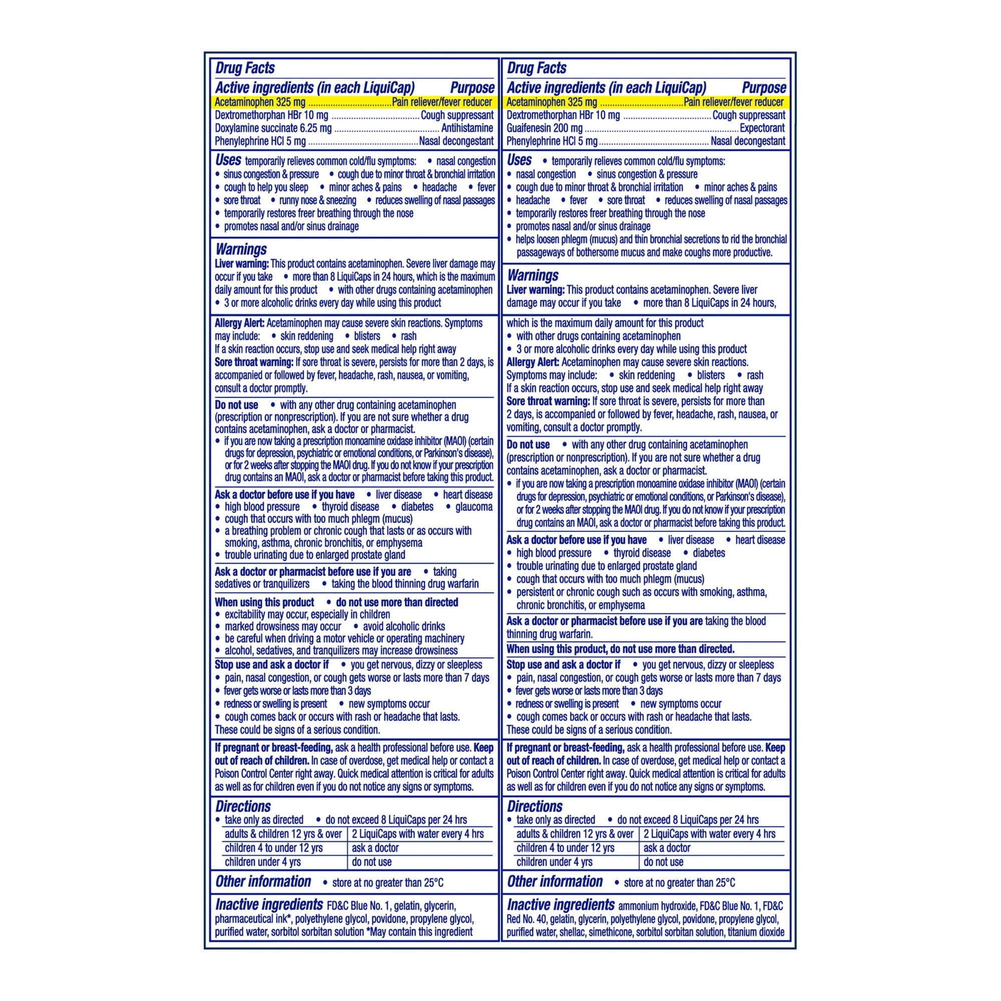 Procter & Gamble Vicks DayQuil/NyQuil Severe Cold & Flu LiquiCaps