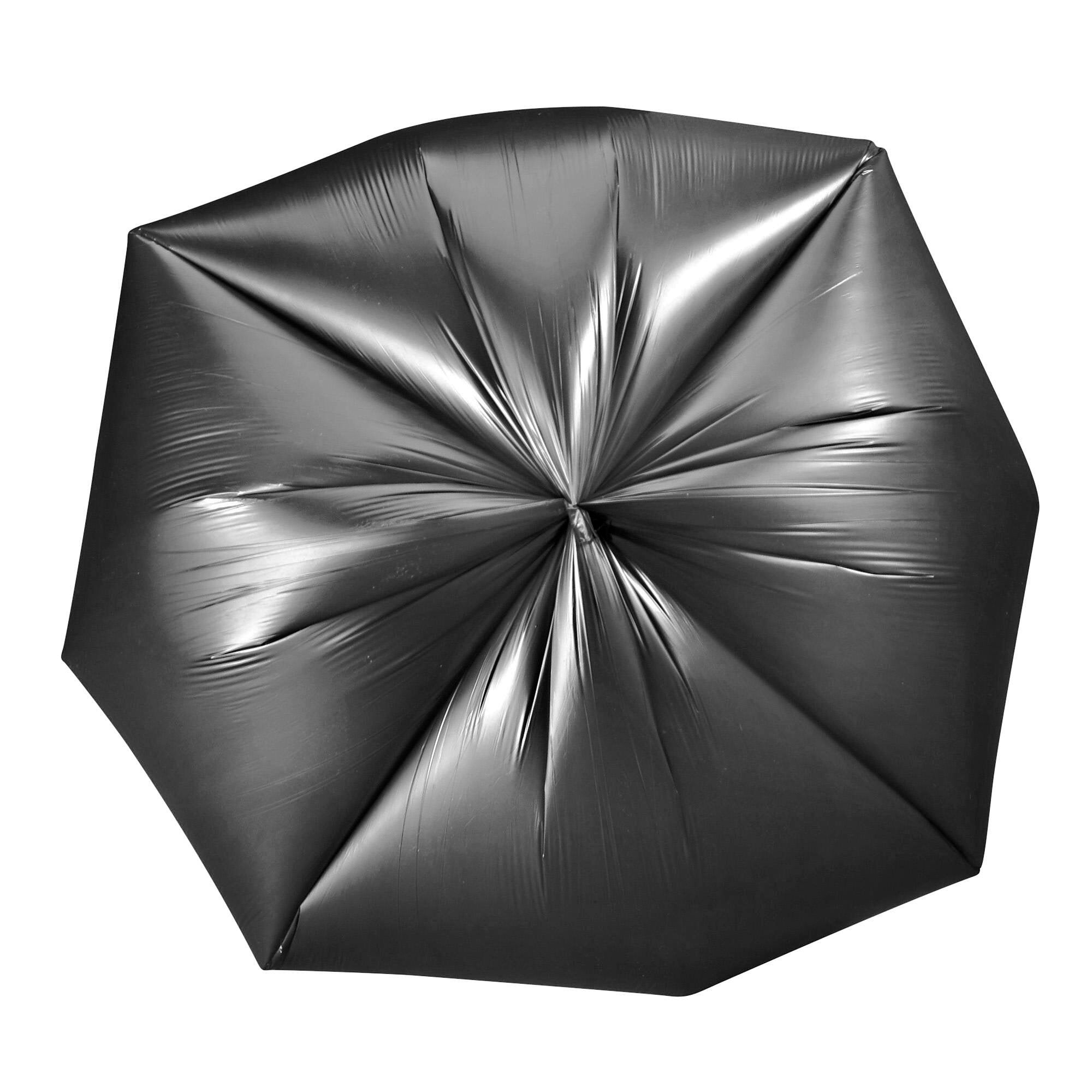 I.B.S. Solutions (Pitt Plastics) Trash Bag NovaPlus 0.95 mil 38 X 58 Inch Gray Star Seal Bottom Coreless Roll (10/CS)