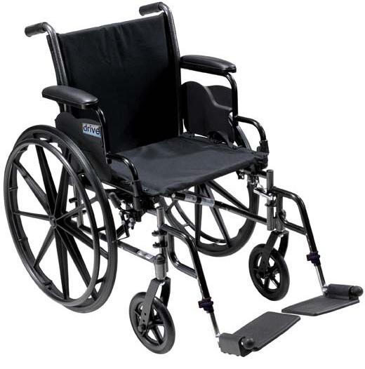 drive Cruiser III Lightweight Wheelchair, 20-Inch Seat Width (Each)