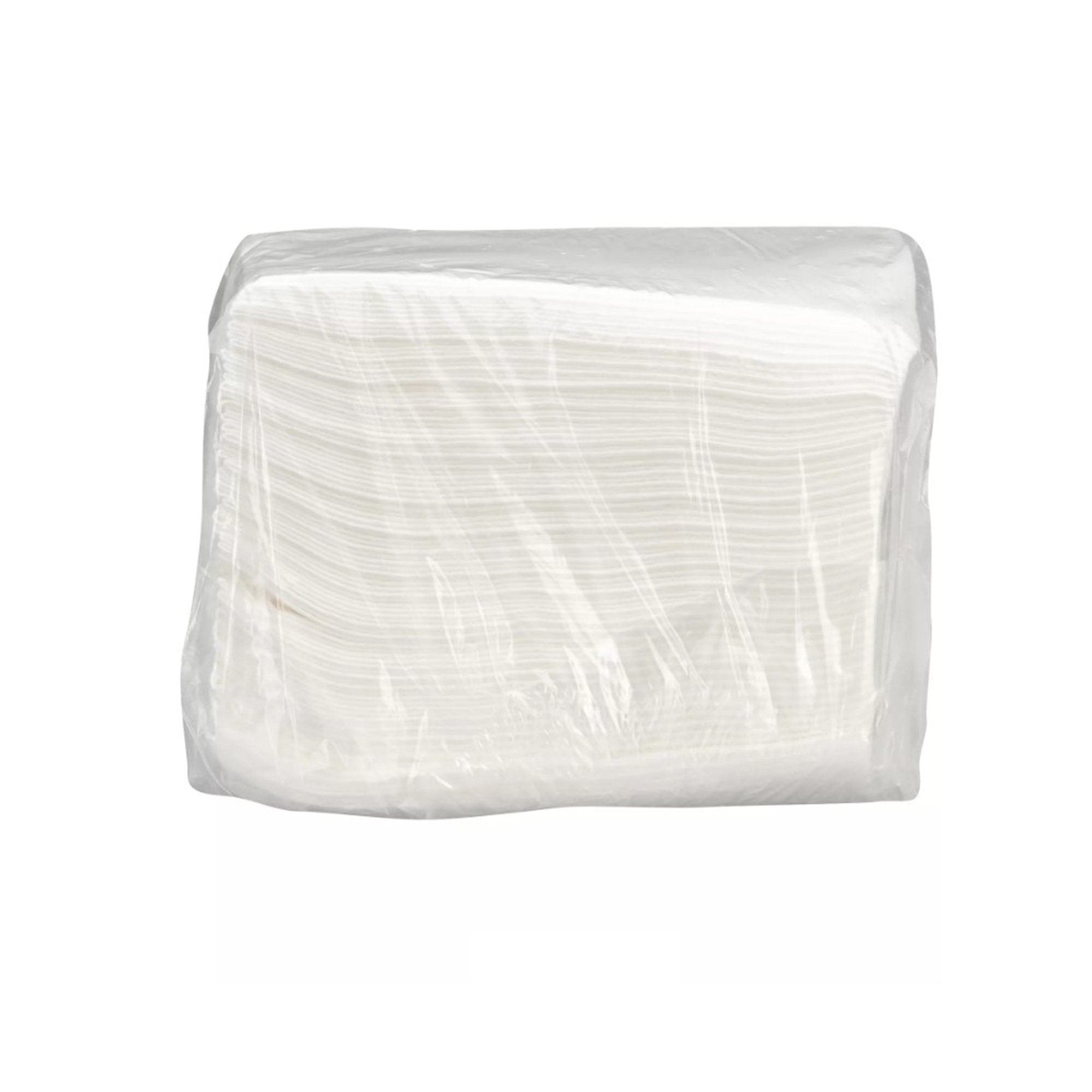 Cardinal Curity Nonwoven White Washcloth, Disposable (500/CS)