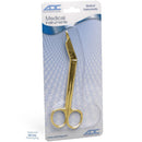 ADC Lister Bandage Scissors  Gold Finish - 5.5" - Display Packaging